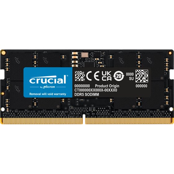 CT16G56C46S5 módulo de memoria 16 GB 1 x 16 GB DDR5 262-pin SO-DIMM ECC