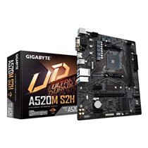 Placa base A520M S2H - Soporta CPUs AMD Ryzen serie 5000 AM4, VRM digital puro de 4+3 fases, hasta 5100MHz DDR4 (OC), PCIe 3.0 x