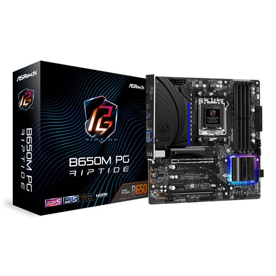 B650M PG Riptide AMD B650 Zócalo AM5 micro ATX