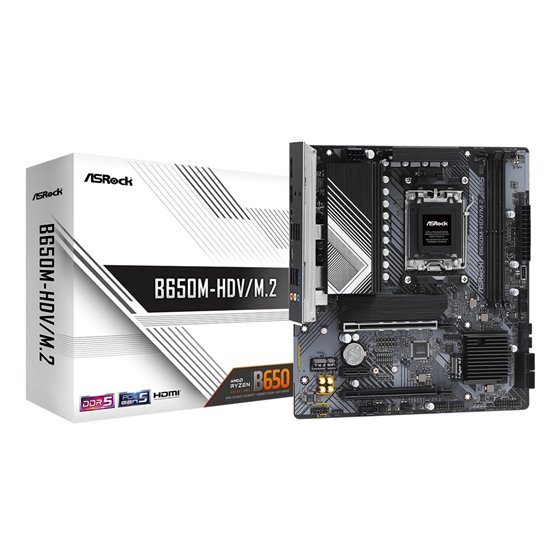 B650M-HDV/M.2 AMD B650 Zócalo AM5 micro ATX
