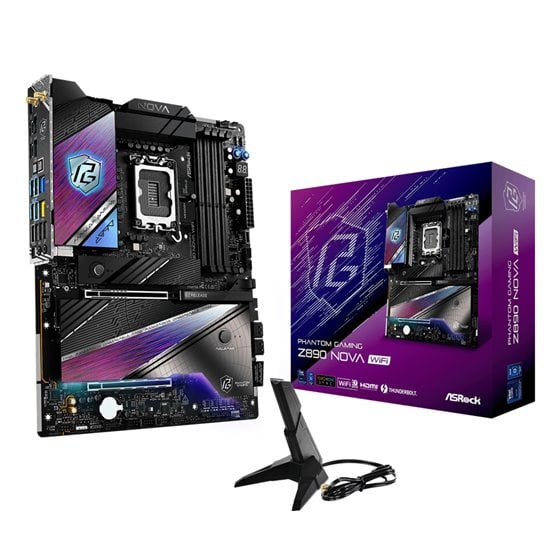 Phantom Gaming Z890 Nova WiFi Intel Z890 LGA 1851 (Socket V1) ATX
