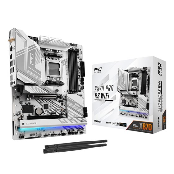 X870 Pro RS WiFi AMD X870 Zócalo AM5 ATX
