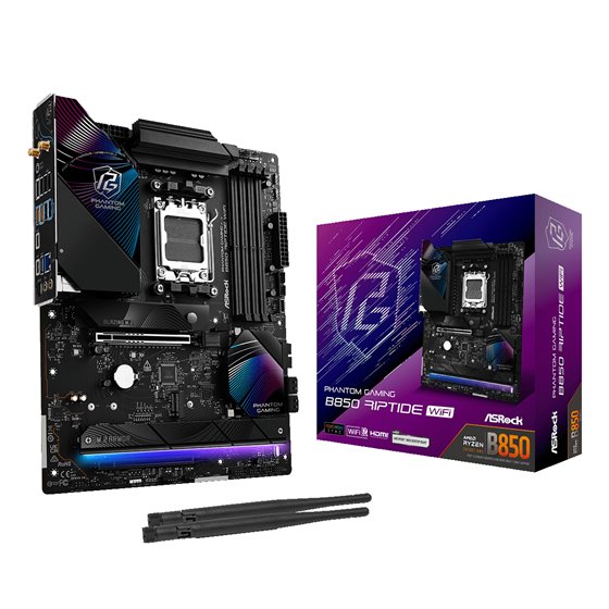 Phantom Gaming B850 Riptide WiFi AMD B850 Zócalo AM5 ATX