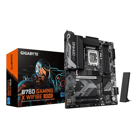 B760 GAMING X WIFI6E GEN5 Placa Base – Compatible con procesadores Intel Core 14ª generación, VRM de 8+1+1 fases, hasta 5600 MHz