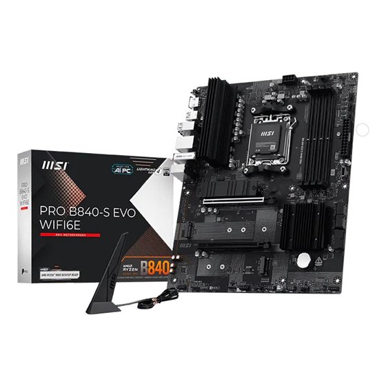 Pro B840-S EVO WIFI6E AMD B840 Zócalo AM5 ATX