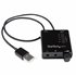 Tarjeta de Sonido Estéreo USB Externa Adaptador Conversor con Salida SPDIF - Negro