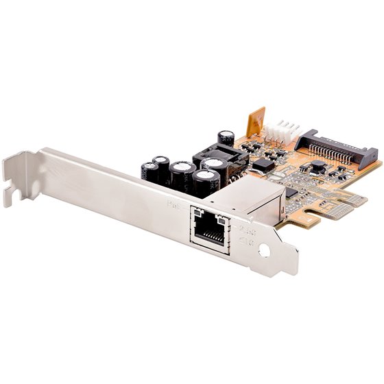Tarjeta de Red PCIe de 1 Puerto PoE de 2,5Gbps - Adaptador Ethernet LAN RJ45 - NIC PoE de 30W 802.3at para Ordenadores de Sobrem