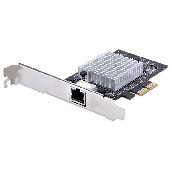 Tarjeta PCIe Adaptadora de Red de 1 Puerto RJ45 10Gb para PC o Servidor, Tarjeta PCI Express Ethernet de 6 Velocidades Compatibl