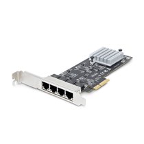 Tarjeta PCI Express de Red Ethernet 4 Puertos NBASE-T 2,5G - NIC I225-V - Tarjeta de Red de 4 Puertos para Ordenador de Sobremes