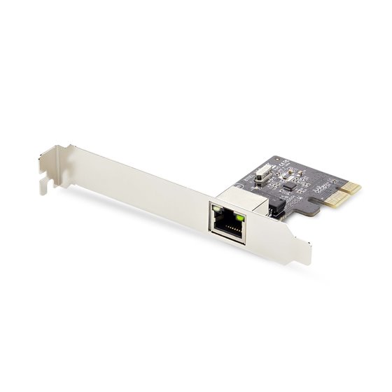 Tarjeta de Red PCI Express de 1 Puerto Gigabit - Adaptador Ethernet PCIe RJ45 - 10/100/1000Mbps - Tarjeta LAN - Realtek RTL8111H