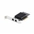 Tarjeta de Red Ethernet PCIe de 2 Puertos RJ45 de 10Gb - Adaptador de Red Ethernet de RJ45 Doble 10GBase-T - Tarjeta NIV - Chips