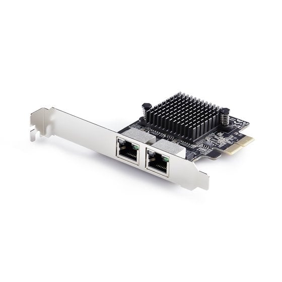 Tarjeta de Red Ethernet PCI Express de 2 Puertos Gigabit 5G - Tarjeta Adaptador Ethernet PCI-E Chipset RTL8126 - Tarjeta LAN 5G/