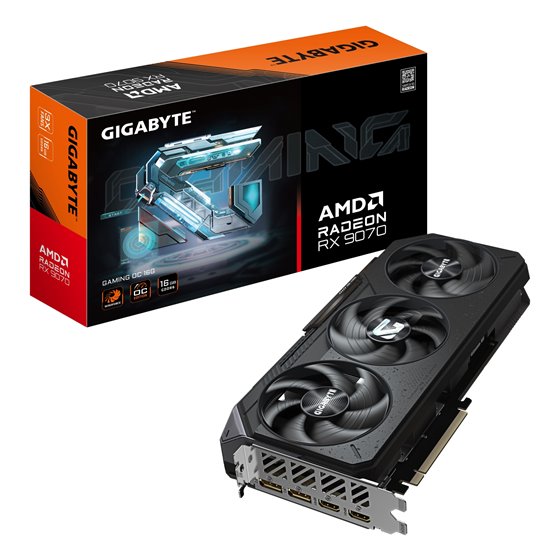 Radeon RX 9070 GAMING OC 16G Tarjeta Gráfica - 16GB GDDR6, 256 bits, PCI-E 5.0, 2700 MHz Frecuencia Base, 2 x DisplayPort, 2 x H