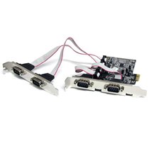 Tarjeta Adaptadora PCI Express PCIe de 4 Puertos Serie RS232 UART 16550 Serial DB9