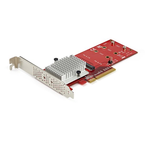 Tarjeta Adaptadora para 2 SSD M.2 PCIe SSD - Dos SSDs NVMe o AHCI M.2 SSD a x8/x16 PCI Express 3.0 - Compatible con PCIe M.2 NGF