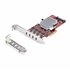 Tarjeta PCIe USB-C de 4 Puertos - Hub Interno USB Tipo C - USB 3.2 10Gb - 4 Controladores Independientes USB - TAA