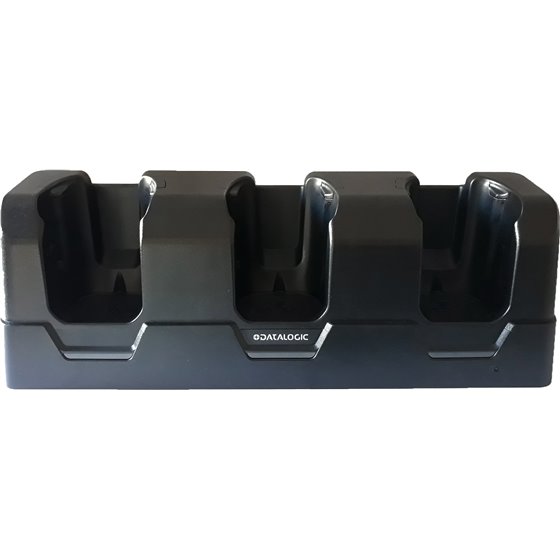 Three Slot Wireless Charging Dock estación dock para móvil Ordenador portátil Negro