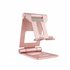 Soporte de sobremesa ajustable para teléfono / tablet hasta 10”, Rosa Velvet
