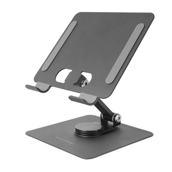 MA-RST, Soporte para Tablet y Convertibles 2en1 hasta 13", Giratorio 360º + Ajustable en Altura y Ángulo 180º, Soporte Tablet Pl