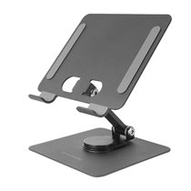 MA-RST, Soporte para Tablet y Convertibles 2en1 hasta 13", Giratorio 360º + Ajustable en Altura y Ángulo 180º, Soporte Tablet Pl