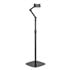 Soporte de suelo universal ajustable (3 pivotes) para tablet, Negro