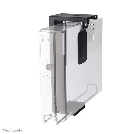 CPU-D075BLACK/LK Soporte para CPU - bloqueable - máx 10 kg - universal