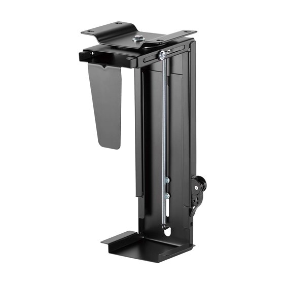 Soporte Giratorio y Altura Personalizable para CPU por Debajo de Escritorio con Mango de Bloqueo Fácil
