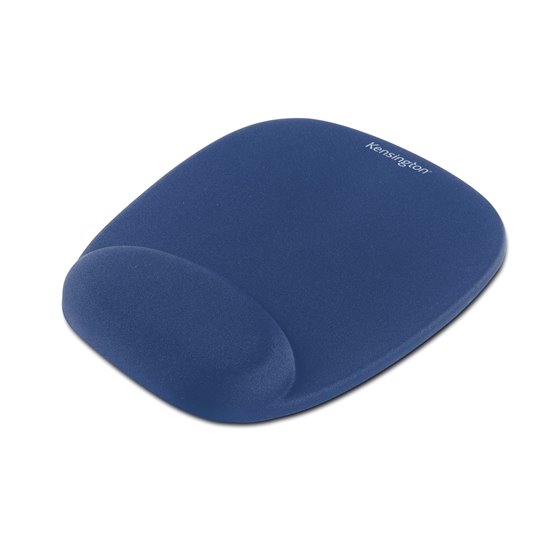 Reposamuñecas espuma ratón azul