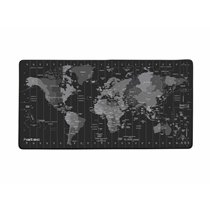 Time Zone Map Maxi Negro, Gris