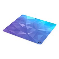 Crystal Blue L Alfombrilla de ratón para juegos Negro, Azul