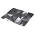 Crystal Black L Alfombrilla de ratón para juegos Negro, Blanco