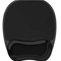 Ergo Crystal Flex Alfombrilla de ratón para juegos Negro