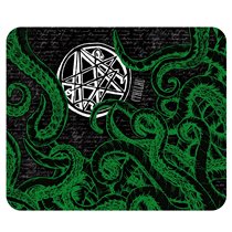 ABYACC461 alfombrilla para ratón Alfombrilla de ratón para juegos Negro, Verde