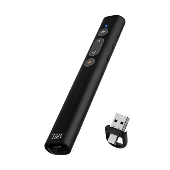 LASEREMOTE2 apuntador inalámbricos Negro