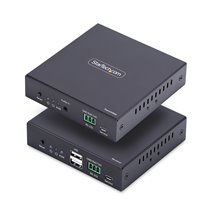 Extensor KVM HDMI 4K 60Hz por Redes Ethernet IP - Alargador KVM HDMI y USB por Ethernet - Sin Controladores - Juego Transmisor/R