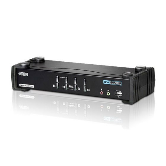 Switch KVMP™ DVI/Audio dual link USB de 4 puertos