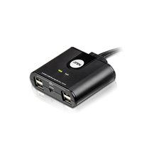 Switch de periféricos USB 2.0 de 2 x 2 puertos