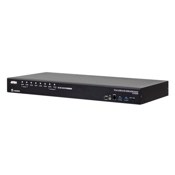 Switch KVM HDMI 4K USB 3.0 de 8 puertos