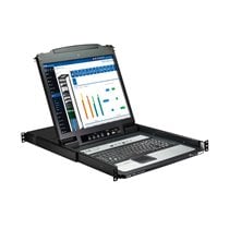 B020-U16-19-K KVM de Consola NetDirector de 16 puertos 1U para instalar en rack, con LCD de 19 pulgadas + 8 cables combinados PS