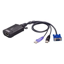 CN800-AT interruptor KVM Negro, Púrpura