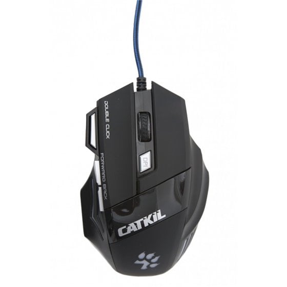 Alpha ratón Juego Ambidextro USB tipo A Óptico 2400 DPI