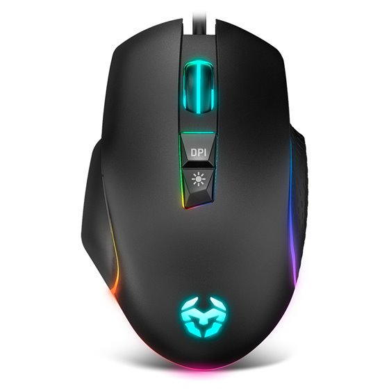 Keos ratón Juego mano derecha USB tipo A Óptico 6400 DPI