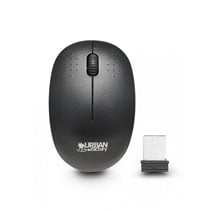 Free ratón Oficina Ambidextro RF inalámbrico Óptico 1000 DPI