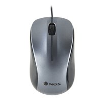 CREW ratón Oficina Ambidextro USB tipo A Óptico 1200 DPI