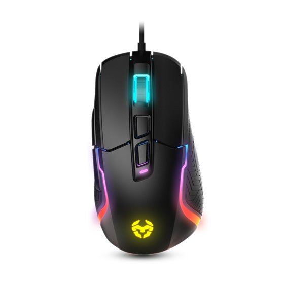 Kick ratón Juego mano derecha USB tipo A Óptico 6200 DPI