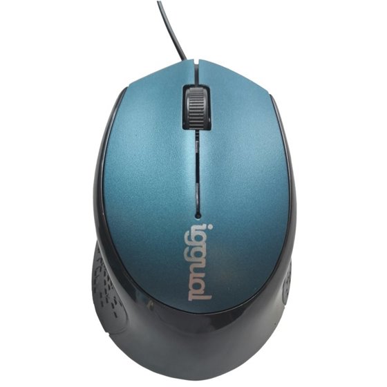 Ratón óptico COM-ERGONOMIC-R-800DPI azul