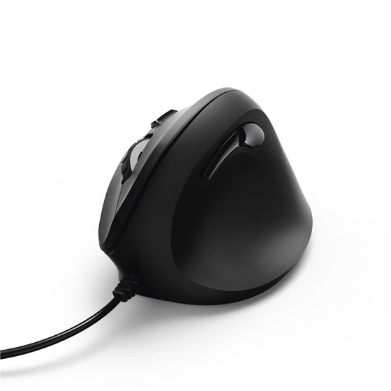 Ratón EMC-500 con cable, ratón ergonómico, hasta 1800 ppp, 6 botones, color Negro