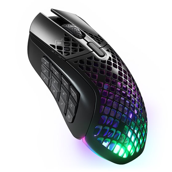 Aerox 9 ratón Juego Ambidextro RF Wireless + Bluetooth Óptico 18000 DPI