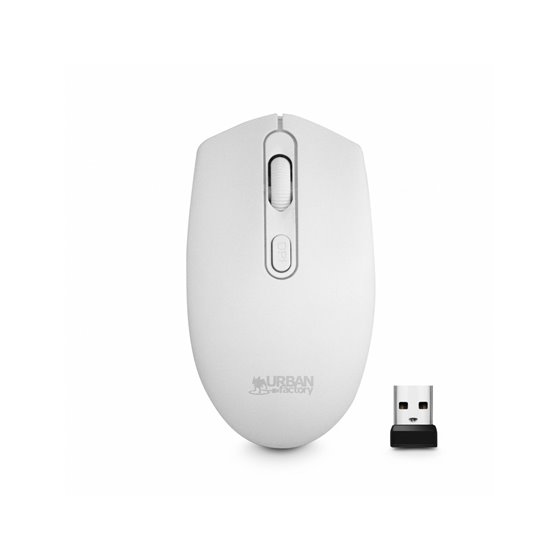 FREE ratón Hogar Ambidextro RF inalámbrico Óptico 1600 DPI