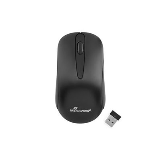 MROS209 ratón mano derecha Oficina RF inalámbrico Óptico 1200 DPI